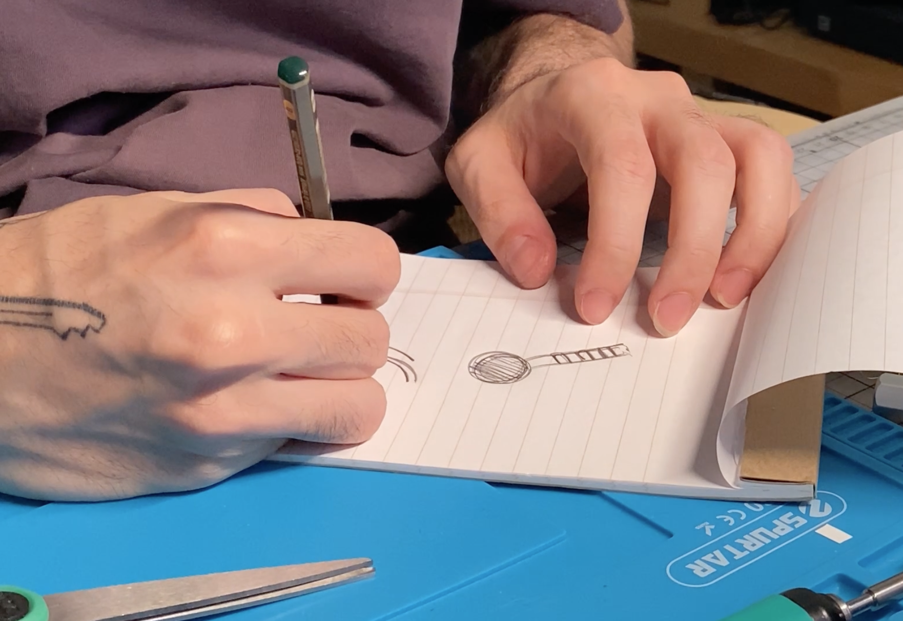 Sketching different physical interface ideas